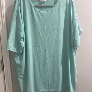 LuLaRoe Aqua T-Shirt XL